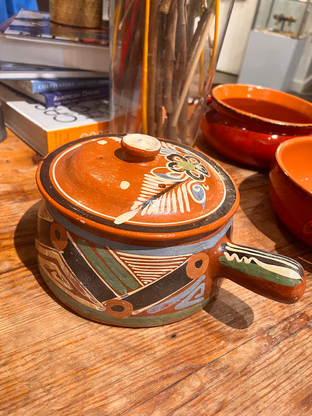 Vintage Mexican Painted Pot - Bill Hallman- Inman Park