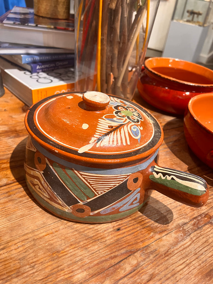 Vintage Mexican Painted Pot