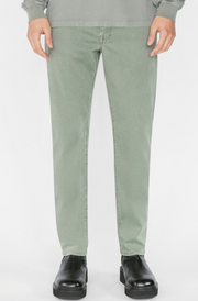 L'Homme Slim Brushed Twill in Washed Military - Bill Hallman- Inman Park