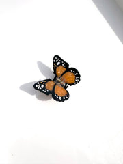 Hand-painted Mini Monarch Claw Hair Clip | Eco-Friendly