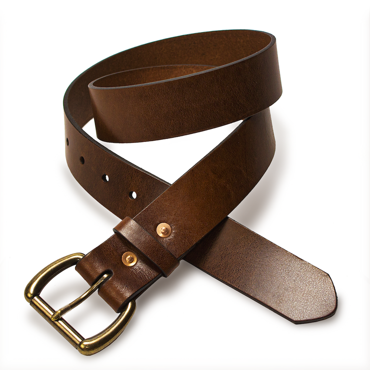 Heritage Leather Men's Belt - Bill Hallman- Inman Park