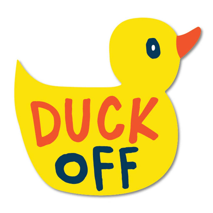 Funatic - Duck Off Sticker: Unbagged - Bill Hallman- Inman Park