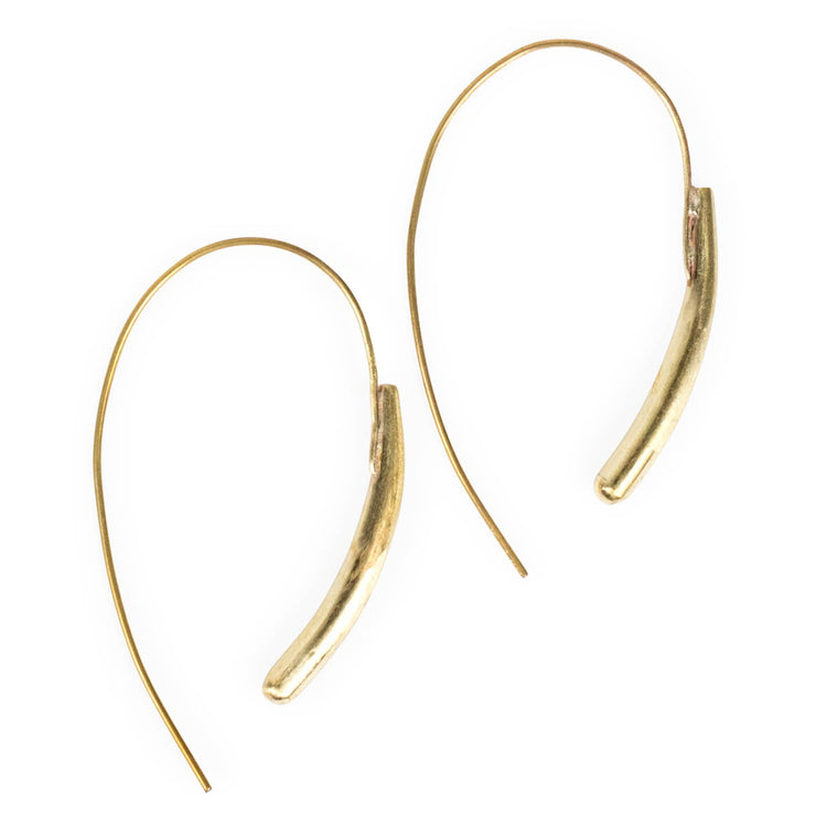 Golden Hook Earrings - Bill Hallman- Inman Park