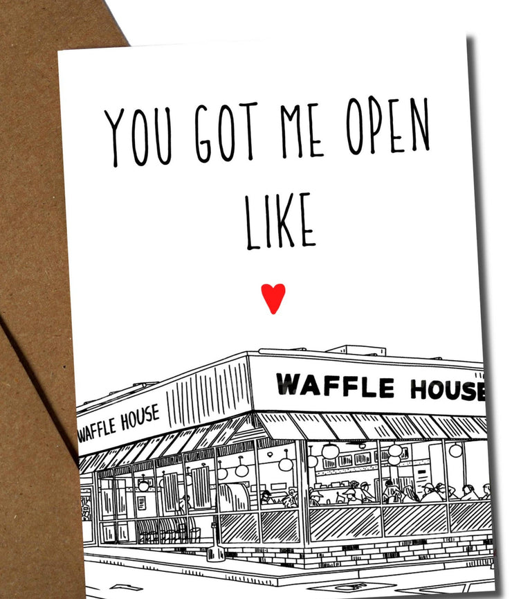 Waffle House Love Card - Bill Hallman- Inman Park